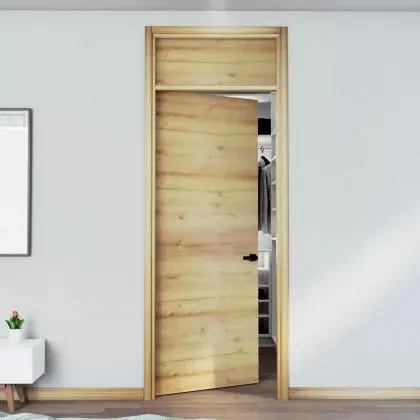 Puerta Lista Prakti + Cenefa Duna 70x235cm - Ap. Izquierda