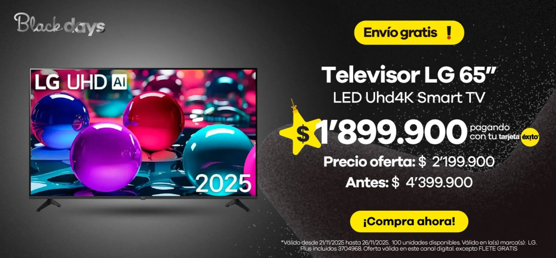 Catalogo de Catálogo Éxito 21 de noviembre al 29 de noviembre 2025 - Pag 3