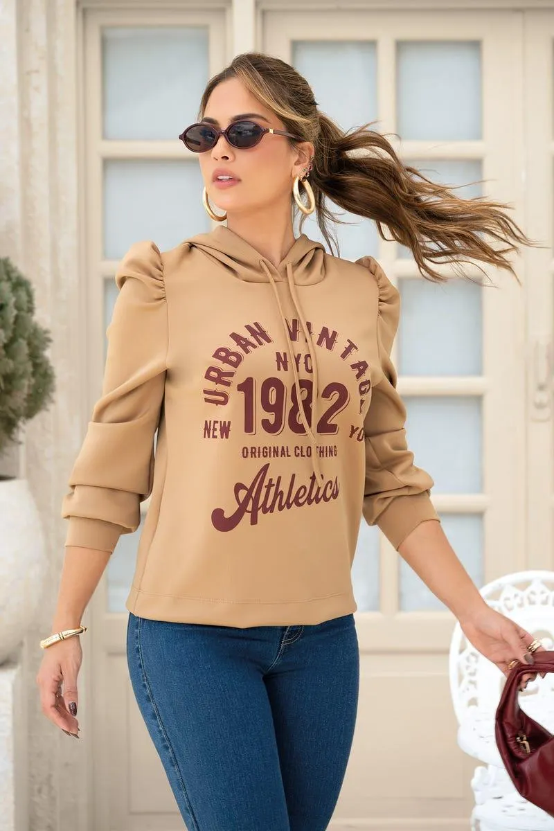 BUZO MANGA LARGA Café