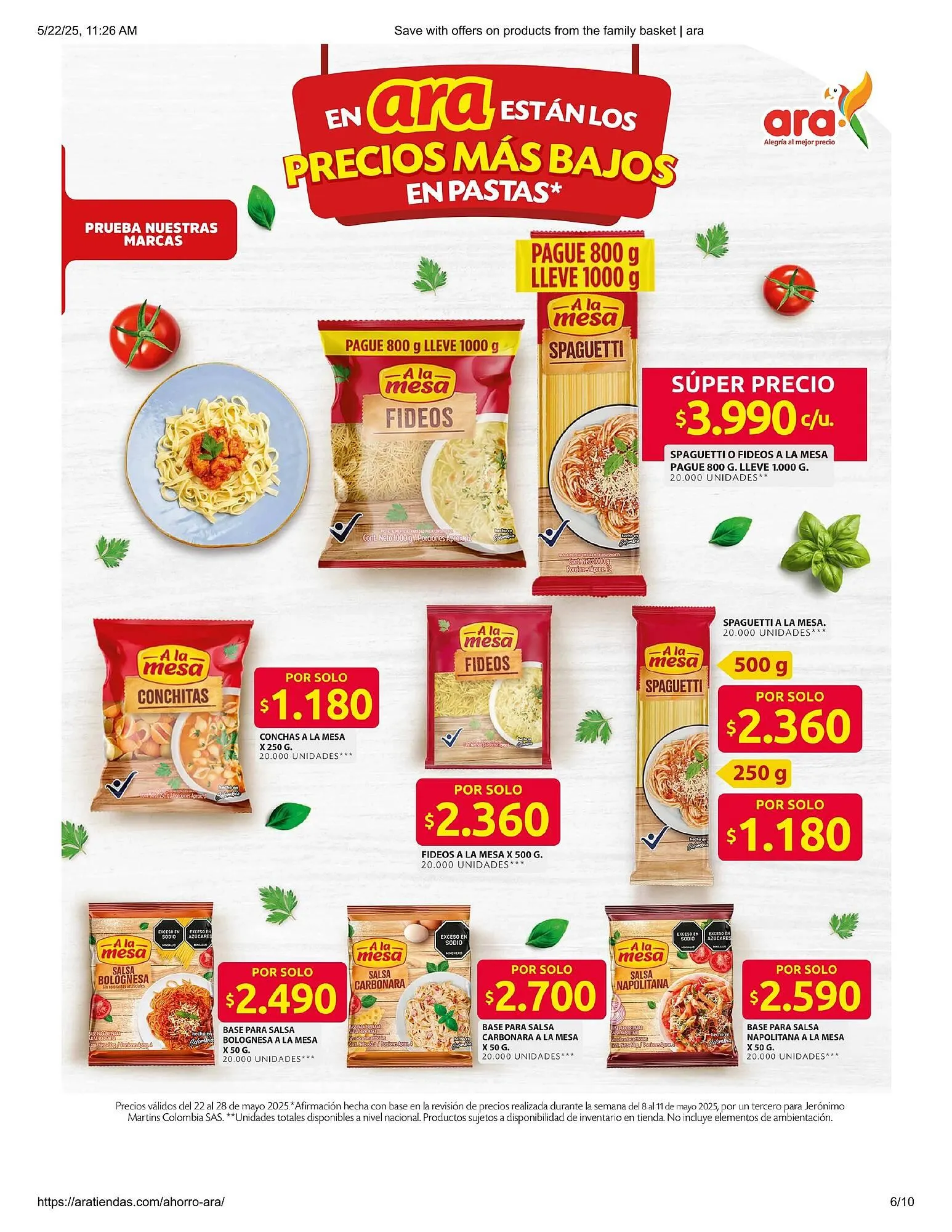 Catalogo de Catálogo Ara 22 de mayo al 29 de mayo 2025 - Pag 6