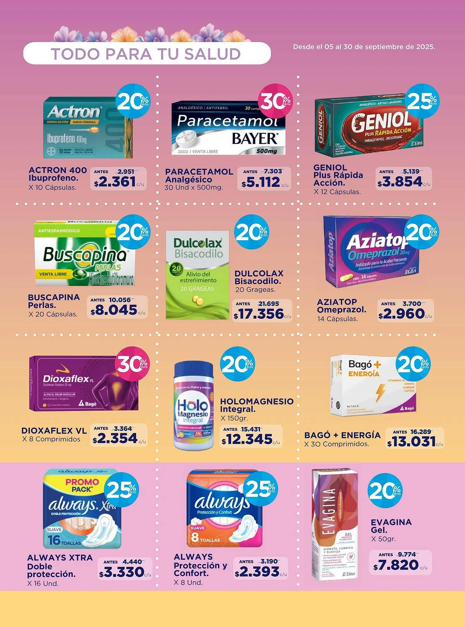 Catalogo de catálogo FarmaTodo 5 de septiembre al 30 de septiembre 2025 - Pag 9