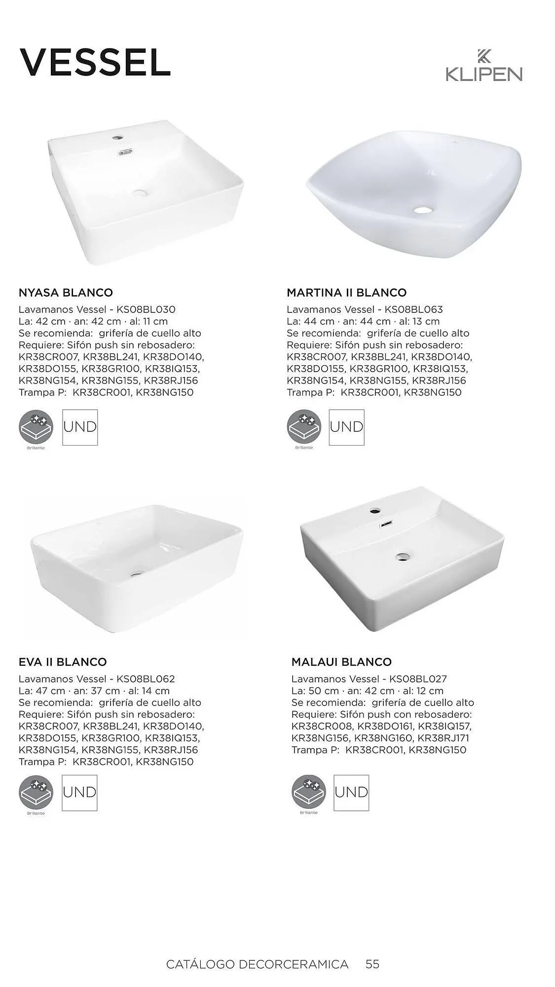 Catalogo de Catálogo Decorceramica 6 de noviembre al 6 de mayo 2025 - Pag 55