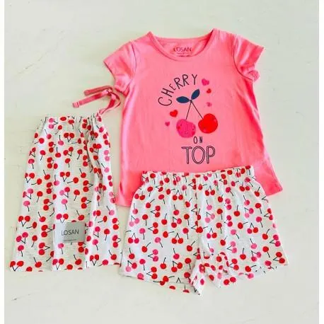 LOSAN PIJAMA ESTAMPADA NIÑA MINI REF 116-P001AL