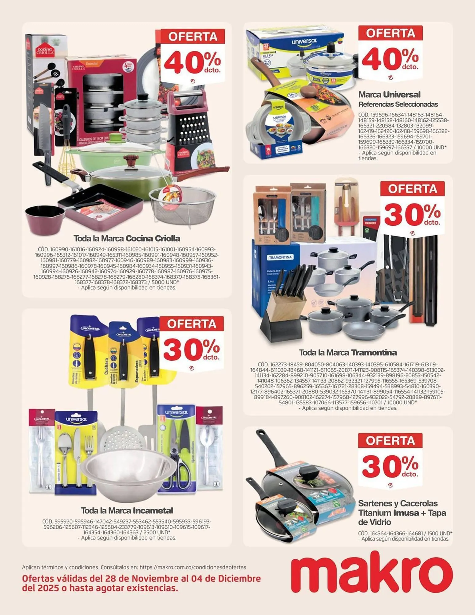 Catalogo de Catálogo Makro 28 de noviembre al 4 de diciembre 2025 - Pag 42