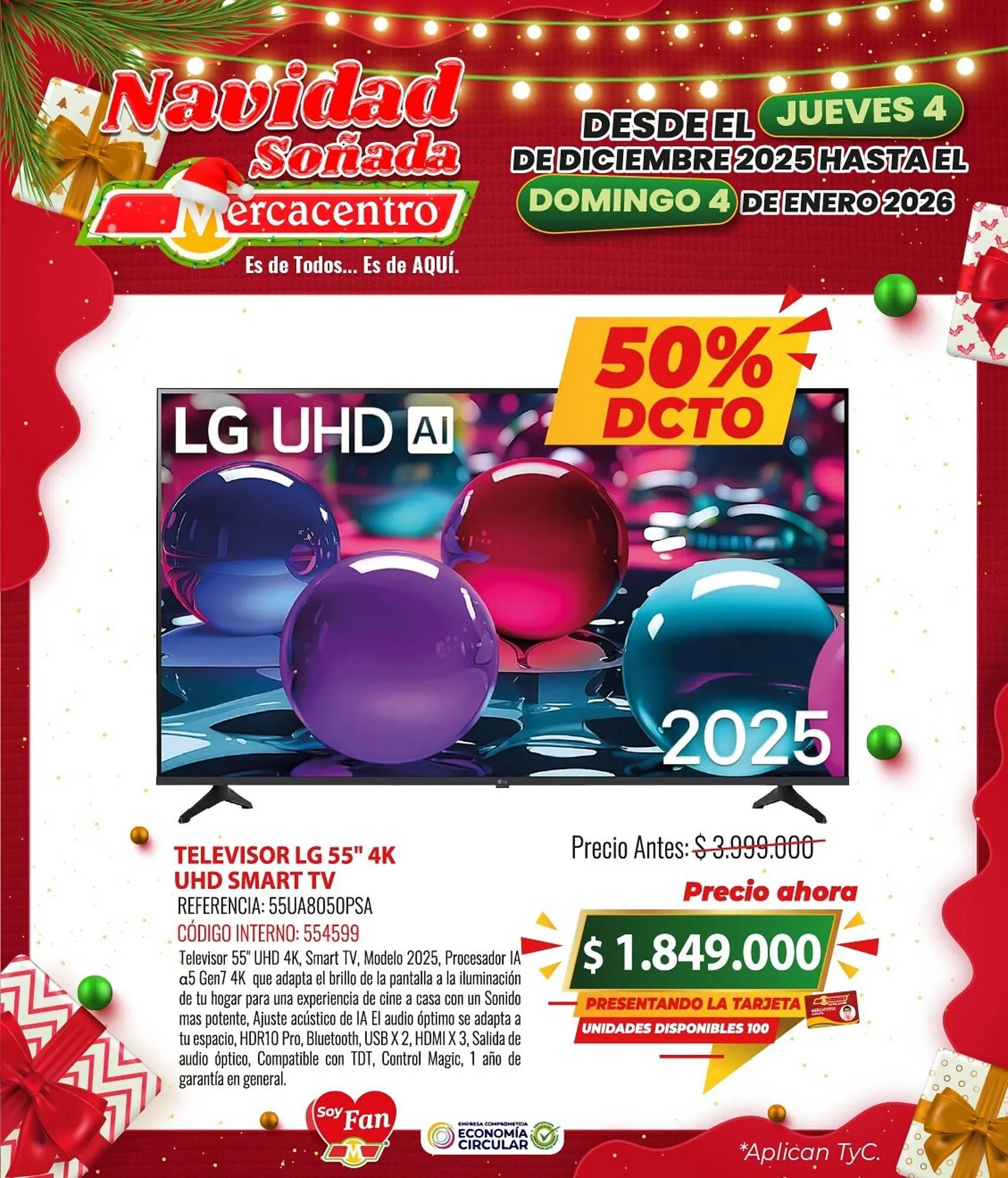 Catalogo de Catálogo MercaCentro 27 de diciembre al 4 de enero 2026 - Pag 1