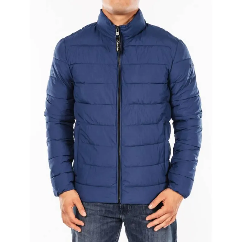 Chaqueta Manga Larga Con Cierre De Cremallera Hombre Azul Calvin Klein