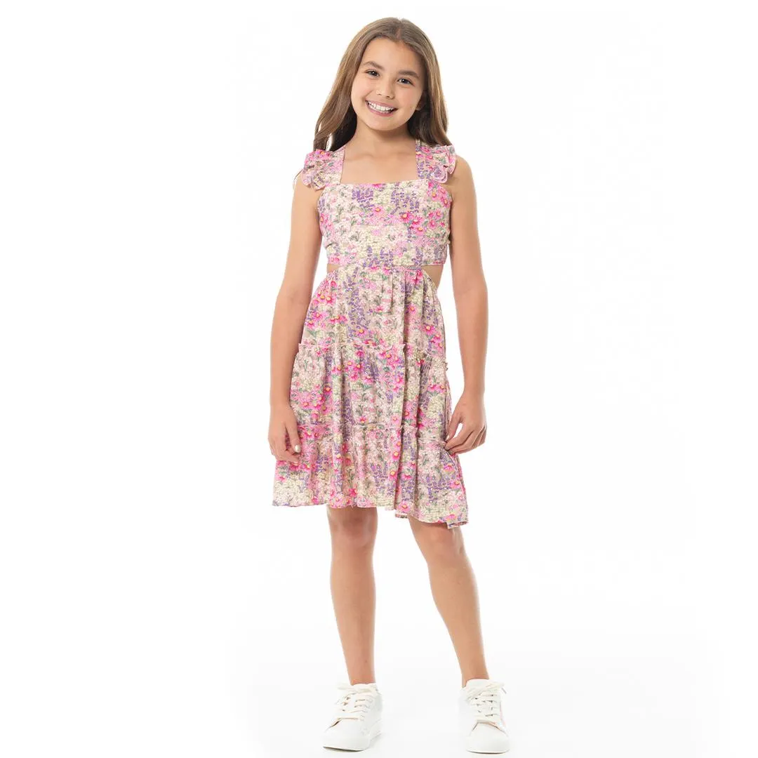 FLORAL MINI DRESS FOR GIRLS