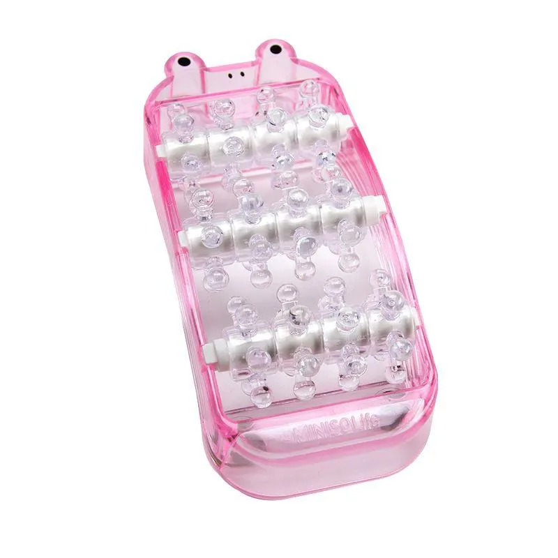 Masajeador De Pie Con Ojos De Rana, 25.7*7.5*5 Cm,Rosado