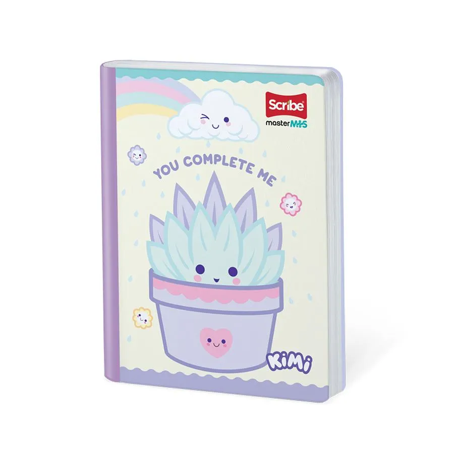 Cuaderno Cosido Kimi 50 Hojas Cuadros