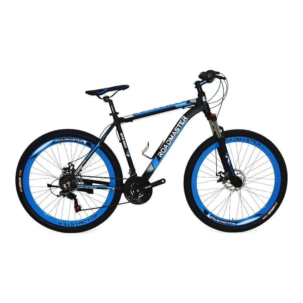 Bicicleta De Montaña Roadmaster Storm M Rin 29 Negra Y Azul
