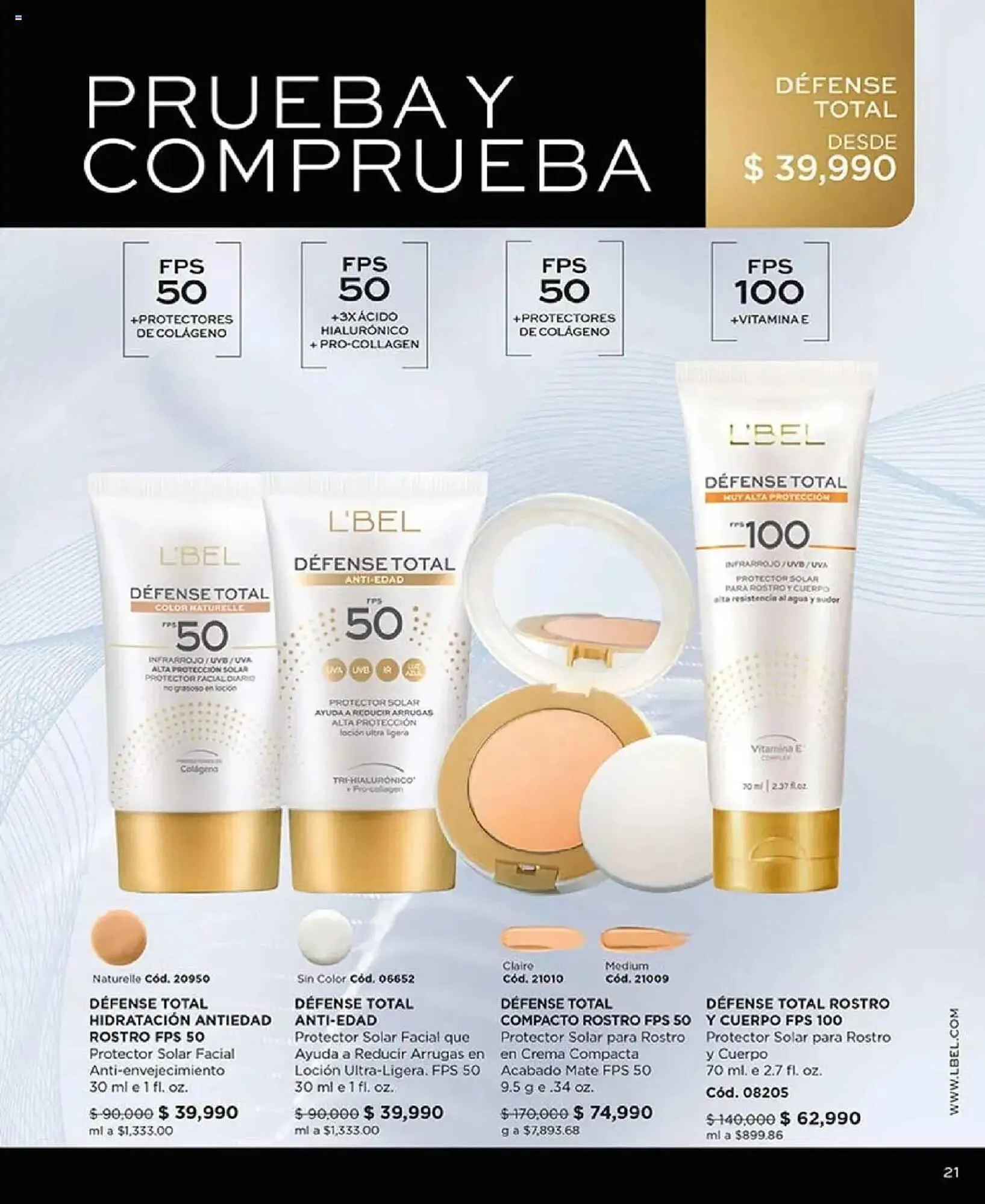 Catalogo de Catálogo L'bel 27 de mayo al 27 de julio 2025 - Pag 21