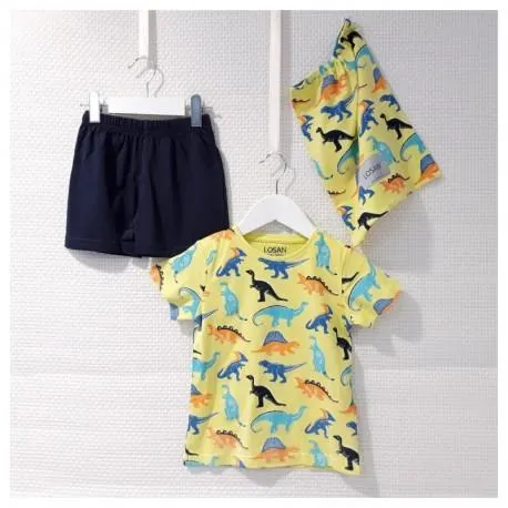 PIJAMA ESTAMPADO DINOSAURIOS NIÑO LOSAN REF 115-P002AL