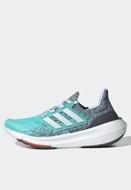 Tenis Running Aguamarina-Blanco-Gris adidas Performance Ultraboost Light 23