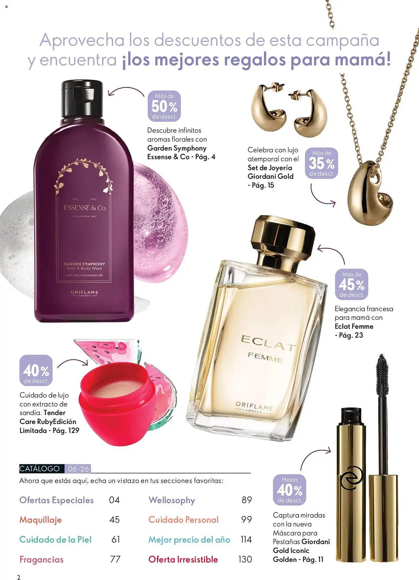 Catalogo de Catálogo Oriflame 18 de abril al 9 de mayo 2026 - Pag 2