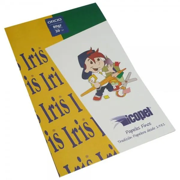 Block Iris Icopel Tamaño Oficio 80gr x30 hojas