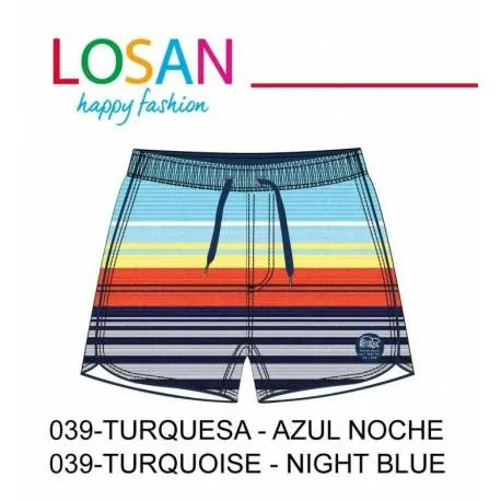 BAÑADOR TURQUESA NÑO JUNIOR LOSAN REF 113-4006AL
