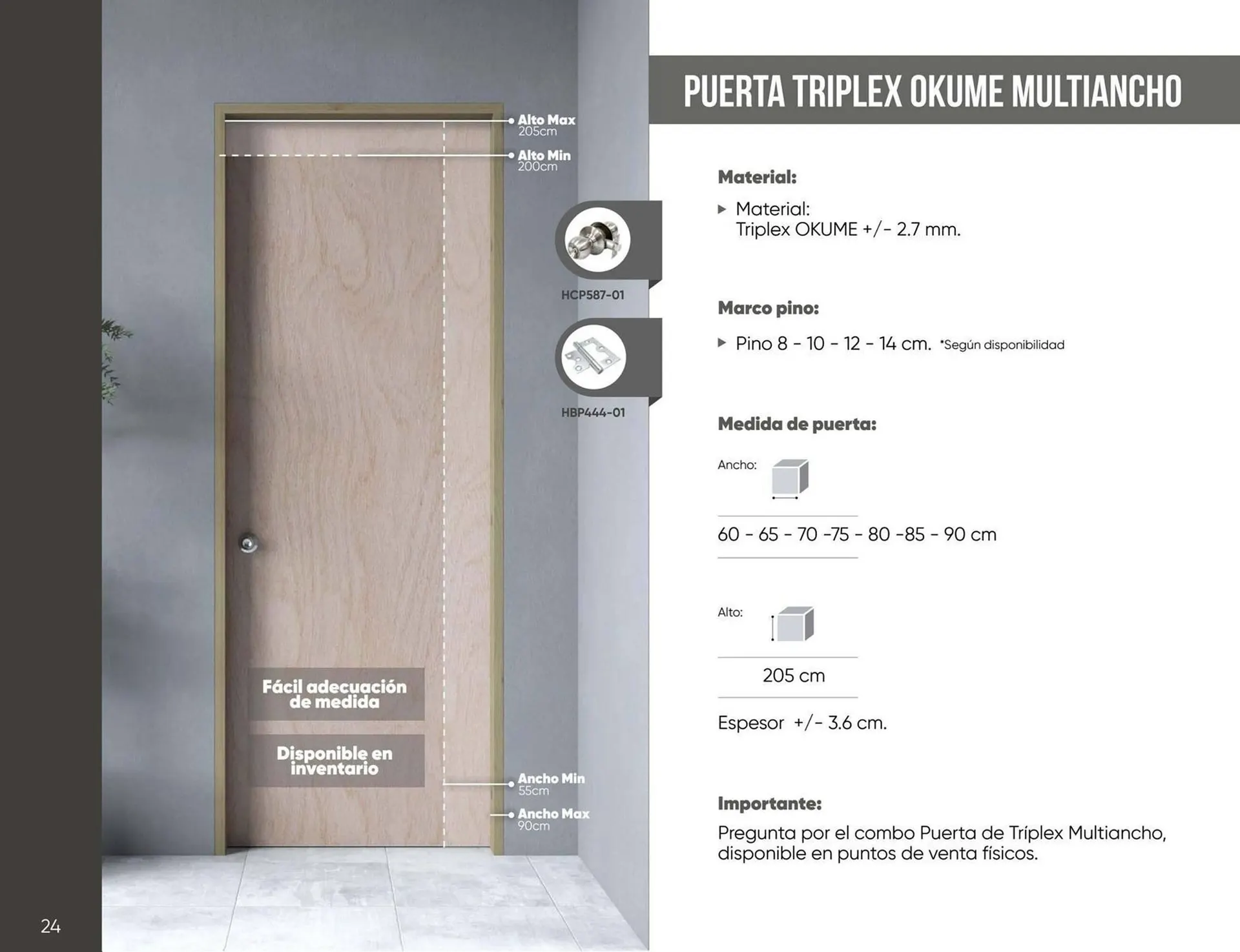 Catalogo de Catálogo Madecentro 31 de octubre al 6 de noviembre 2025 - Pag 24