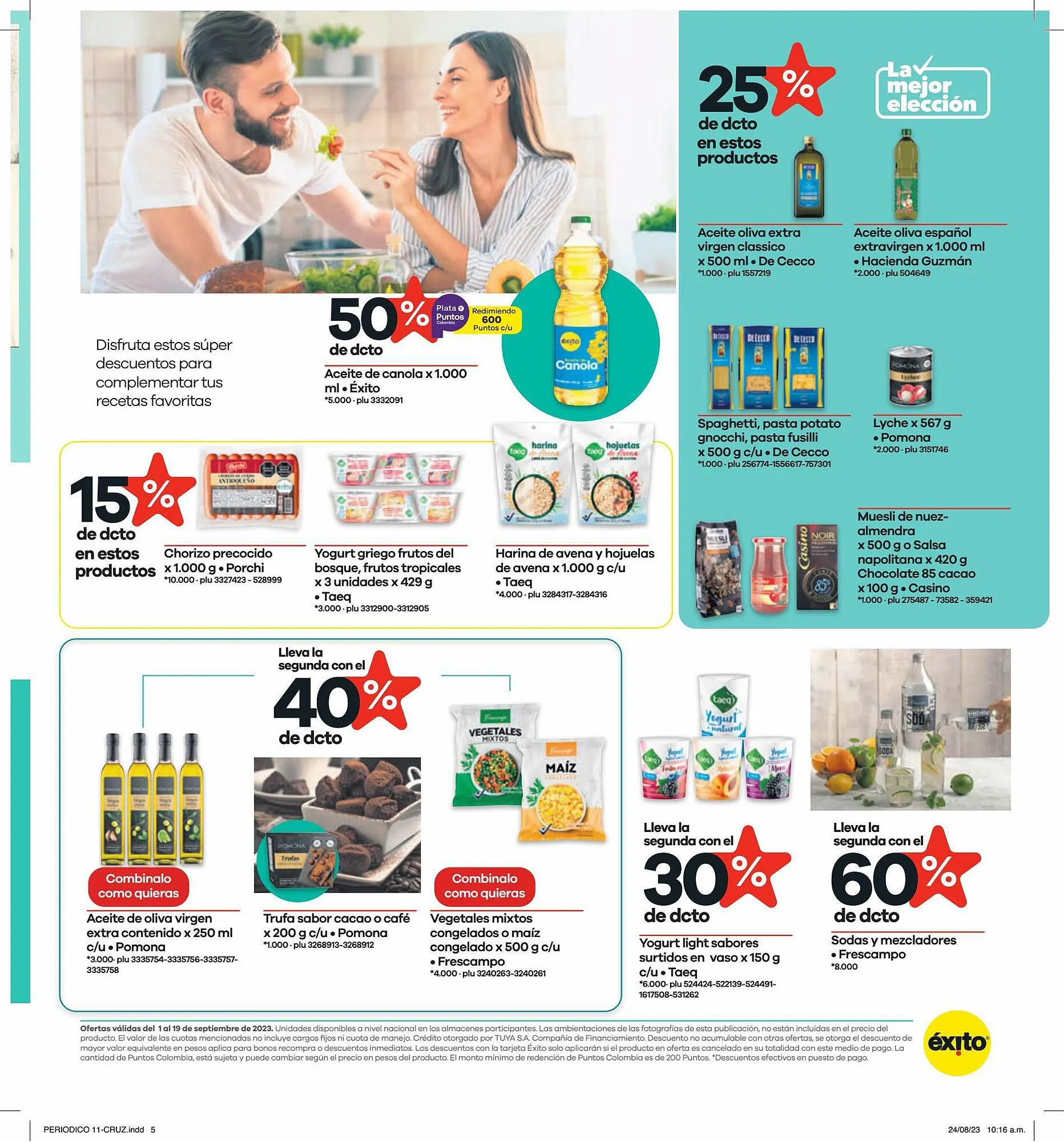 Catalogo de Catálogo Éxito 1 de septiembre al 19 de septiembre 2023 - Pag 5