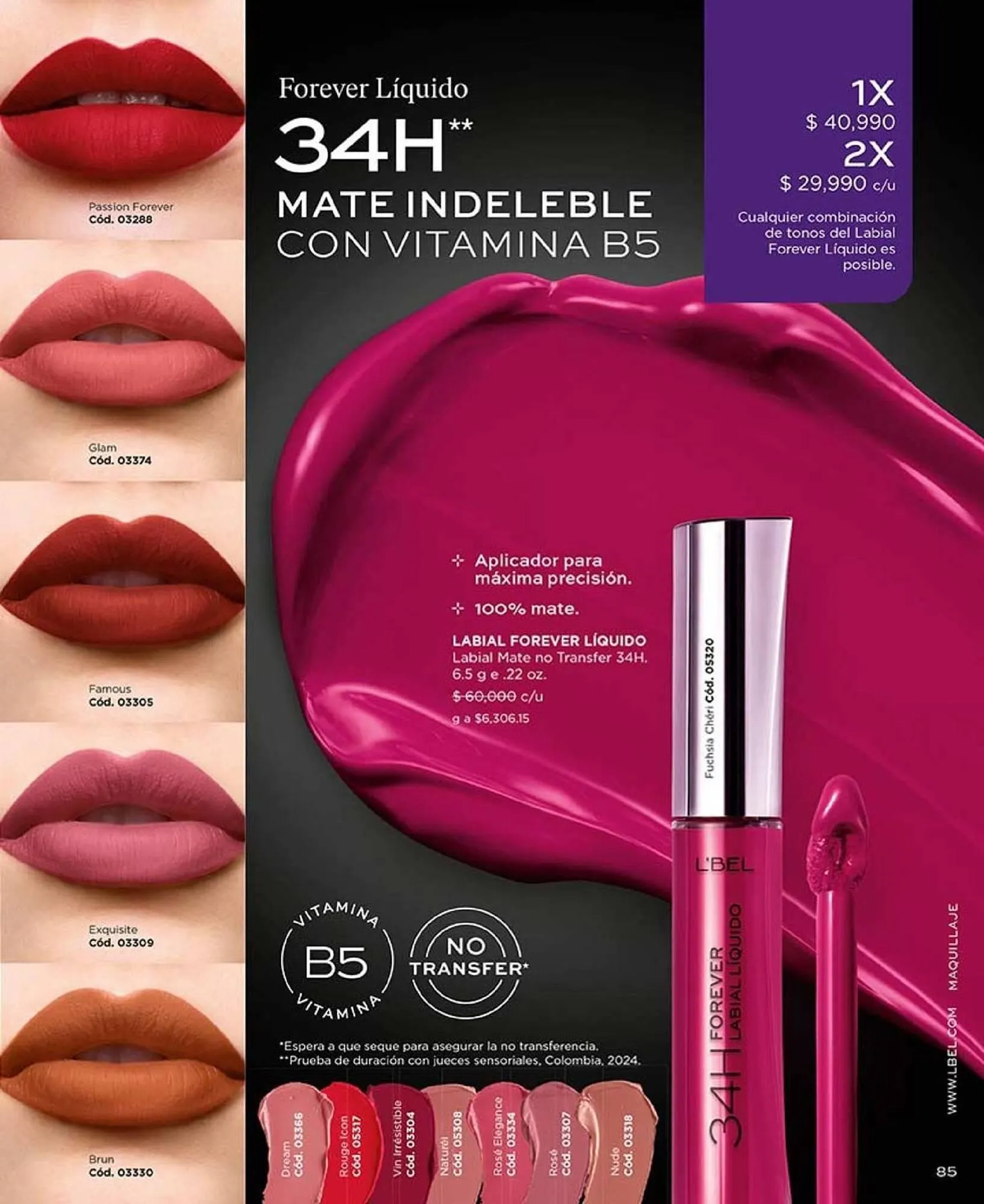 Catalogo de Catálogo L'bel 12 de febrero al 31 de marzo 2025 - Pag 85