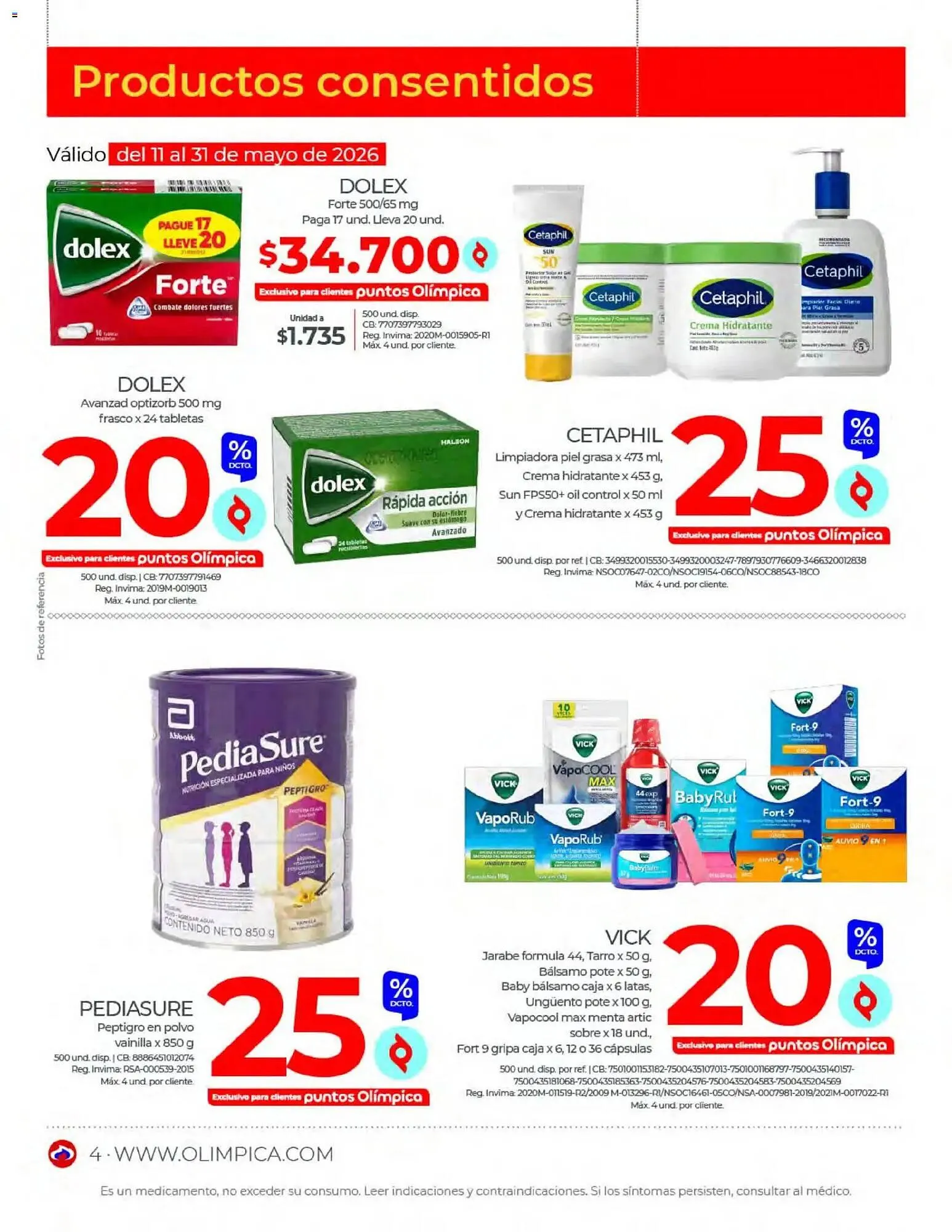 Catalogo de Catálogo Olímpica 1 de mayo al 1 de junio 2026 - Pag 4