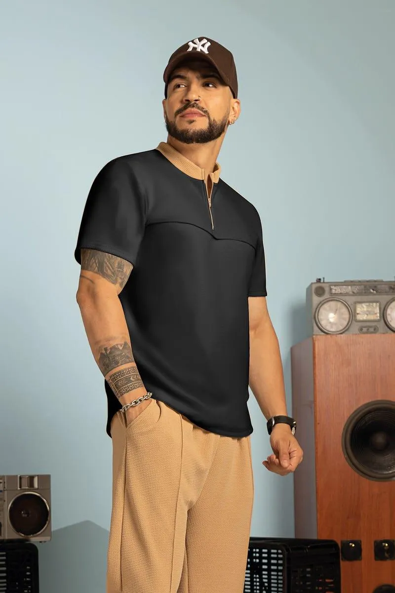 POLO MANGA CORTA Negro