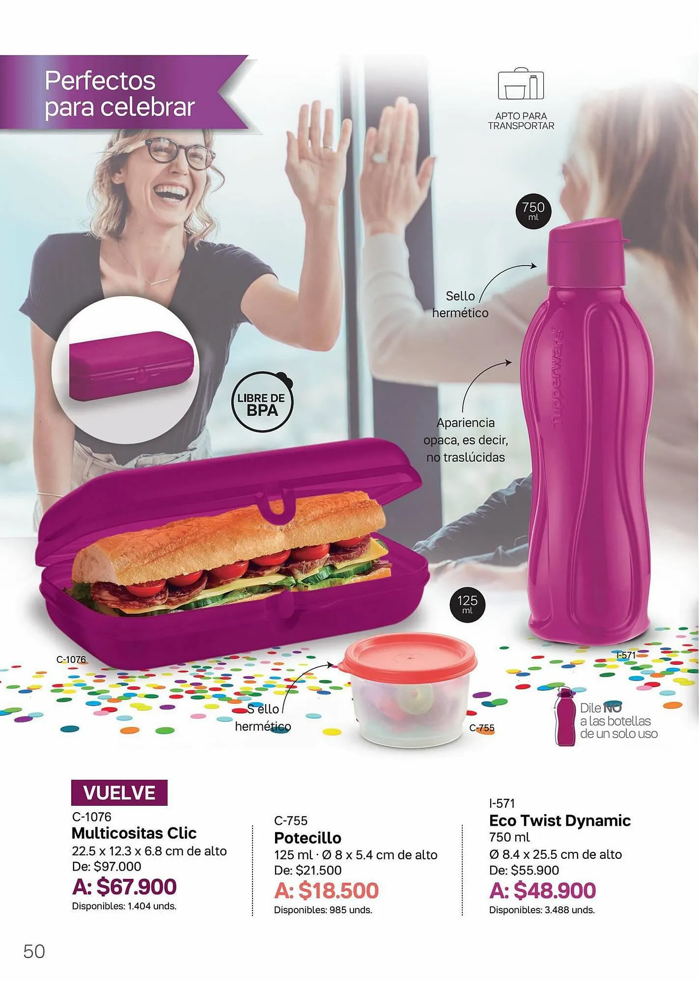 Catalogo de Catálogo Tupperware 16 de junio al 13 de julio 2023 - Pag 52