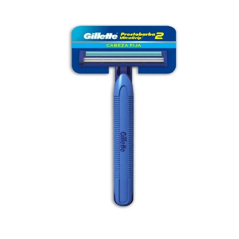 Maquina Afeitar Gillette Prestobarba 2 Ultragrip Cabeza Movil Pqte X 1 Und