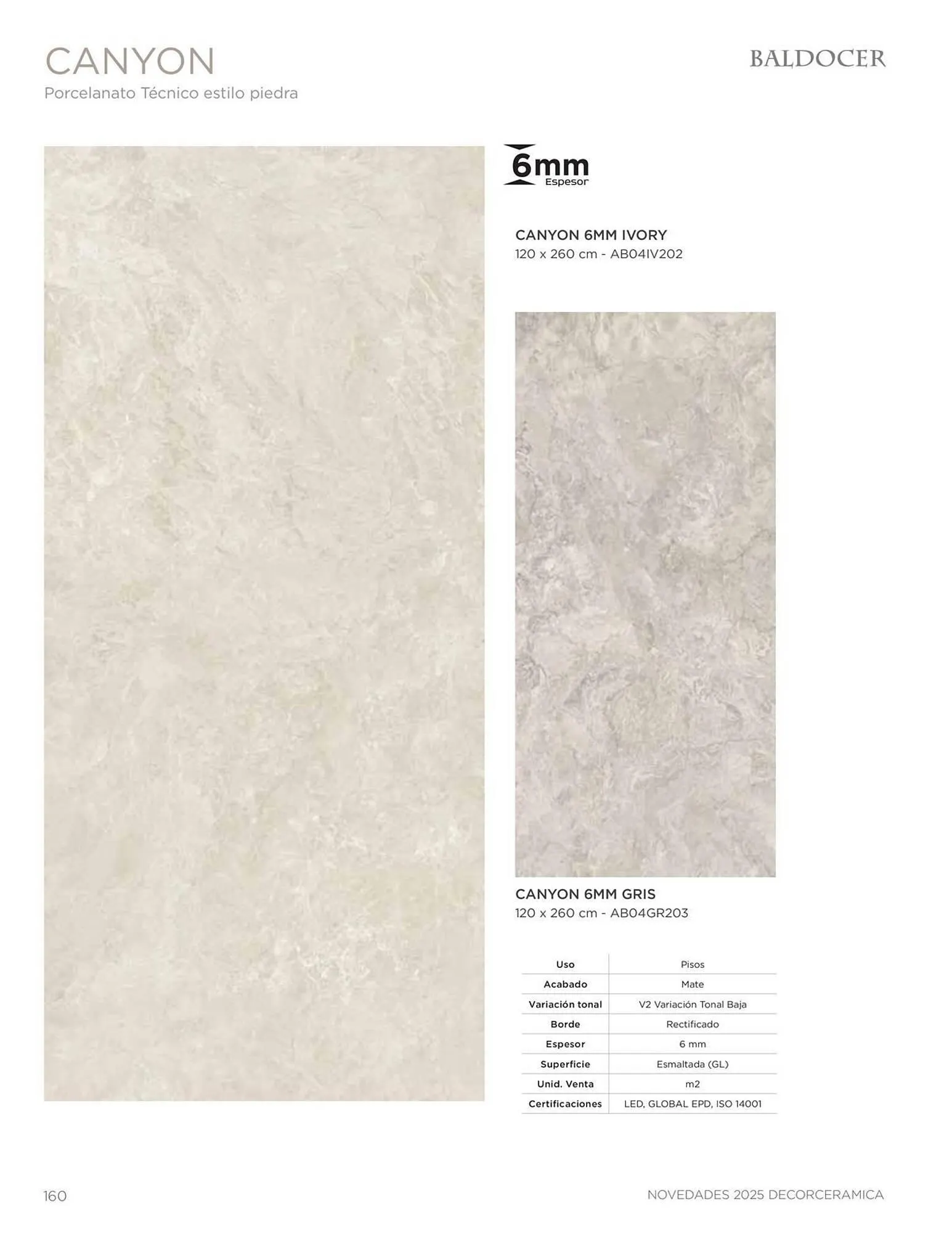 Catalogo de Catálogo Decorceramica 9 de diciembre al 31 de diciembre 2025 - Pag 160