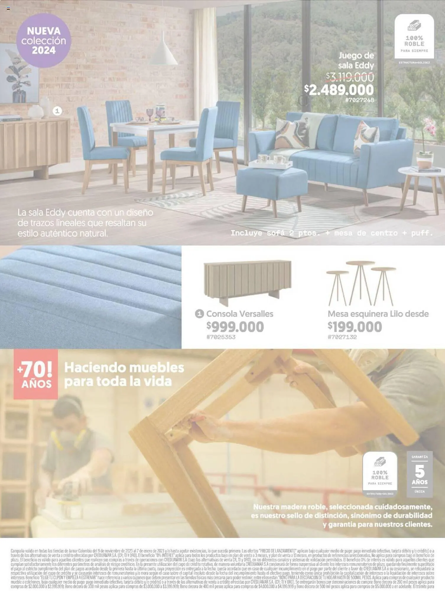 Catalogo de Catálogo Muebles Jamar 9 de noviembre al 7 de enero 2024 - Pag 30