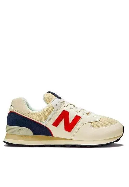 Tenis New Balance Ml574 Para Hombre-Beige