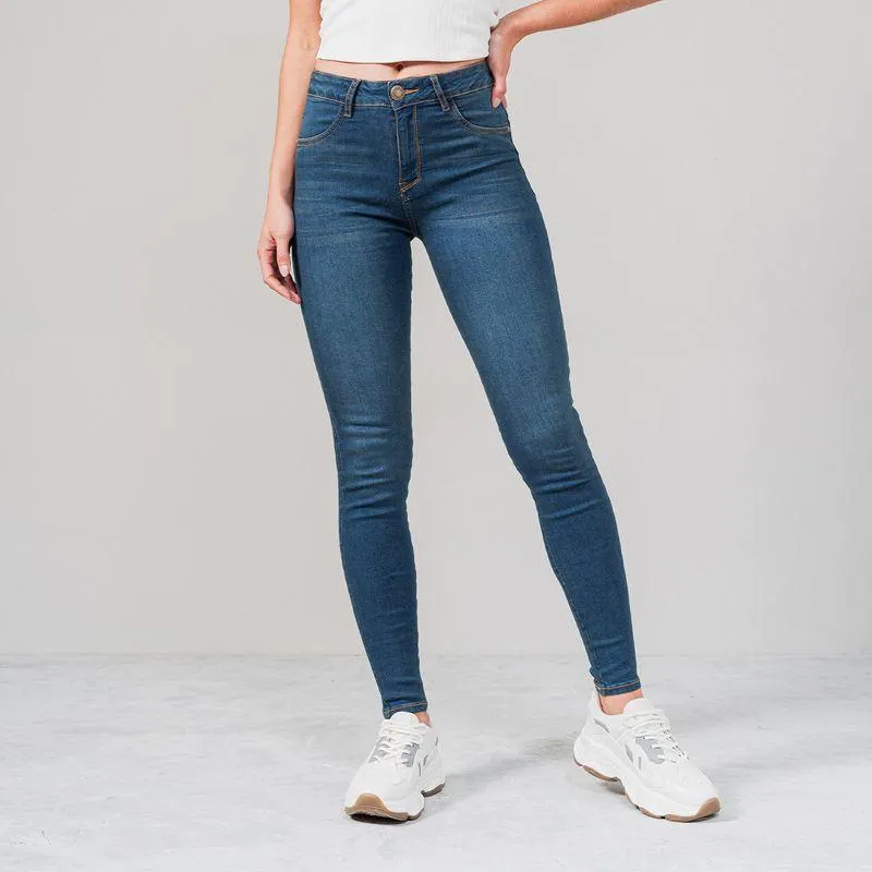 Jean Skinny Talle Medio Parabe
