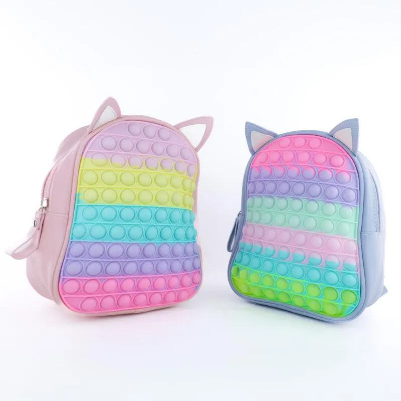 MORRAL POP IT GATO AZUL