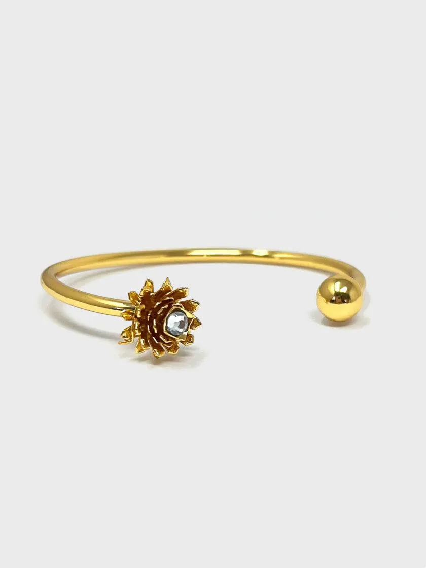 Pulsera frailejón dorado