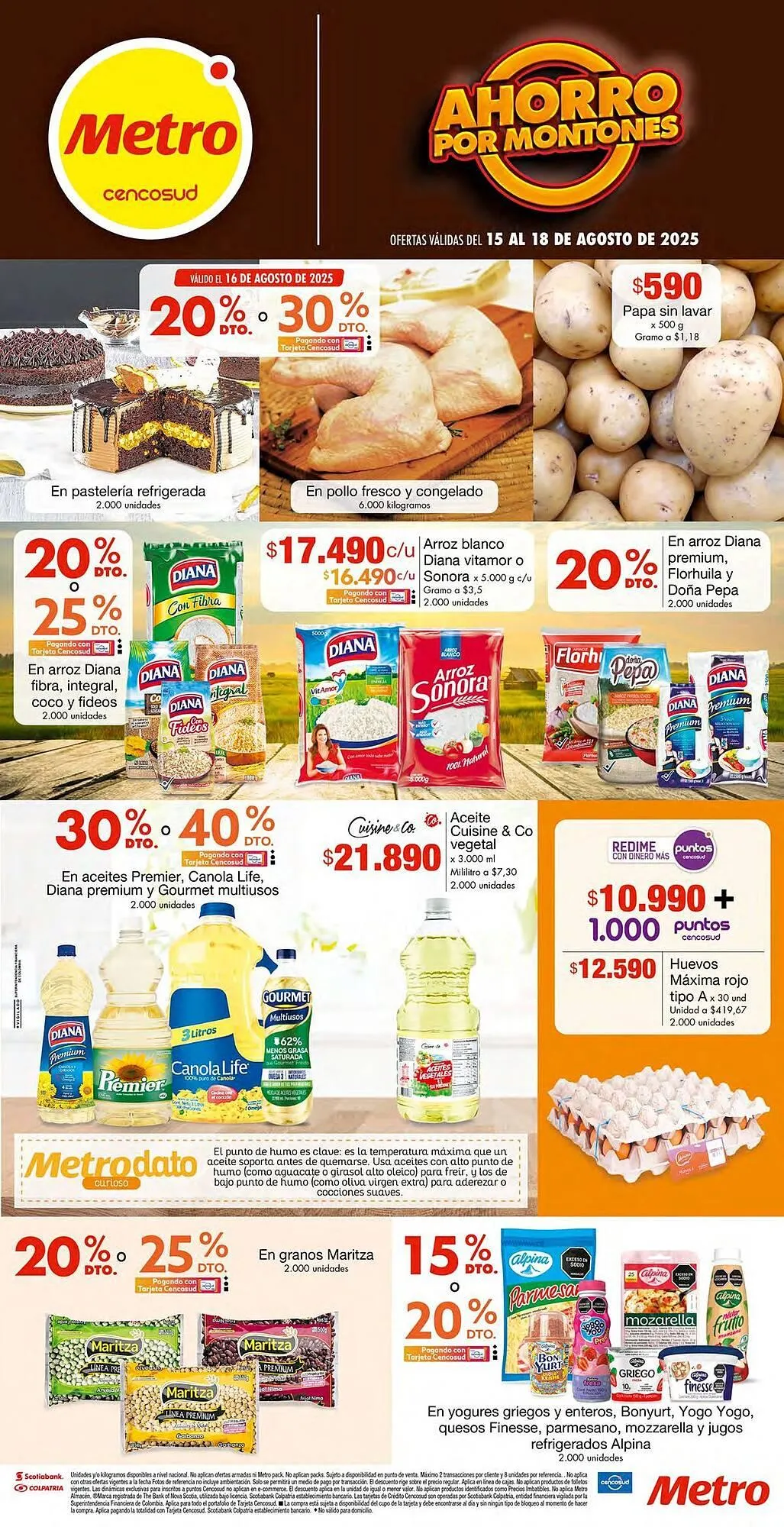 Catalogo de Catálogo Metro 13 de agosto al 18 de agosto 2025 - Pag 1