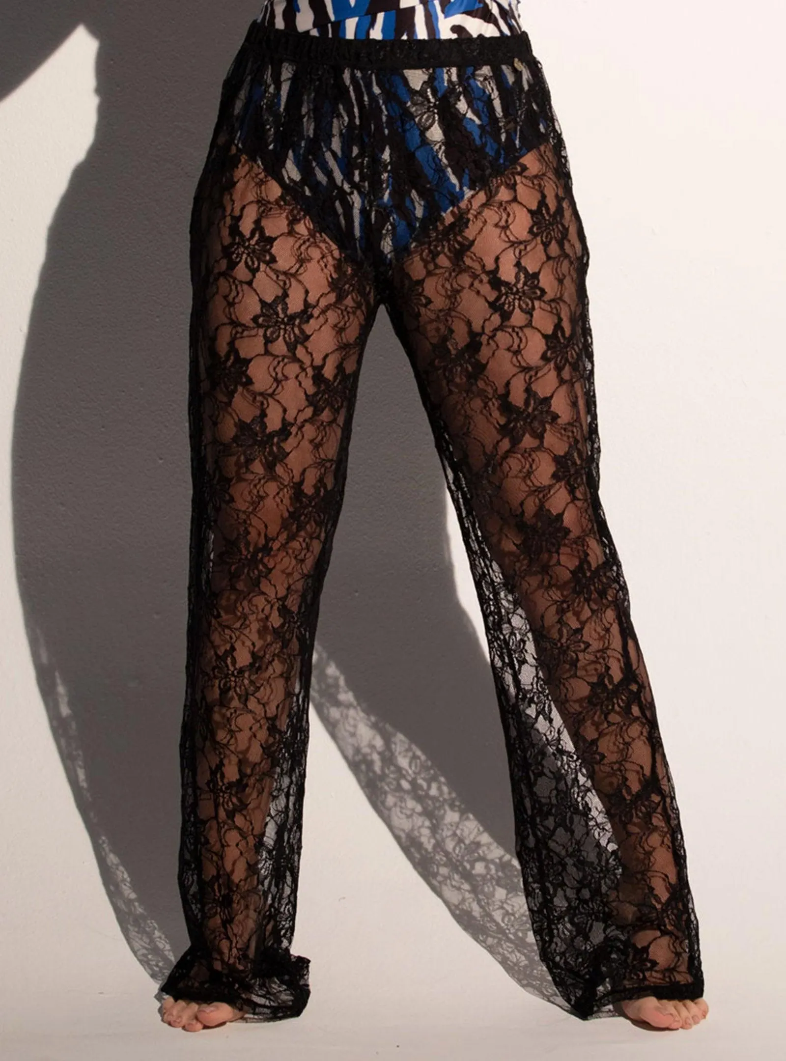 Pantalón 799 Con Elástico Negro