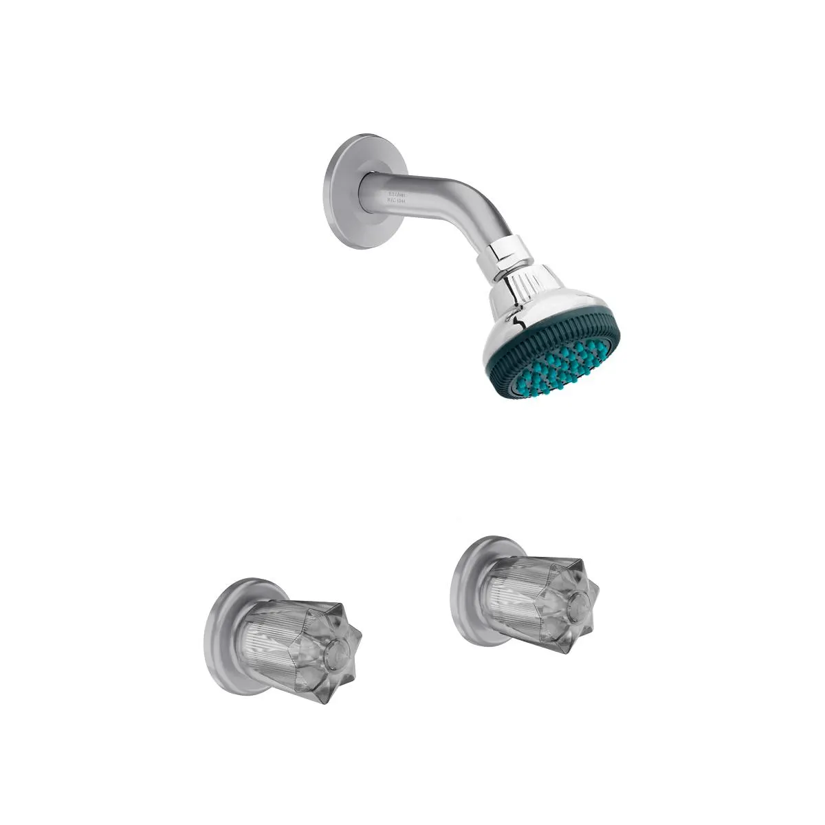 Ducha Ultra Ahorradora Briza Plus de 8 pulgadas gris perlado