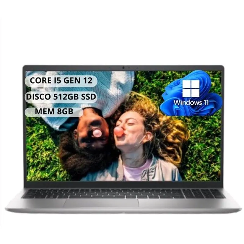 Portatil DELL Inspiron 3520 Intel® Core™ i5 1235U 8GB 512GB SSD FHD15.6" Windows 11 Home Plateado