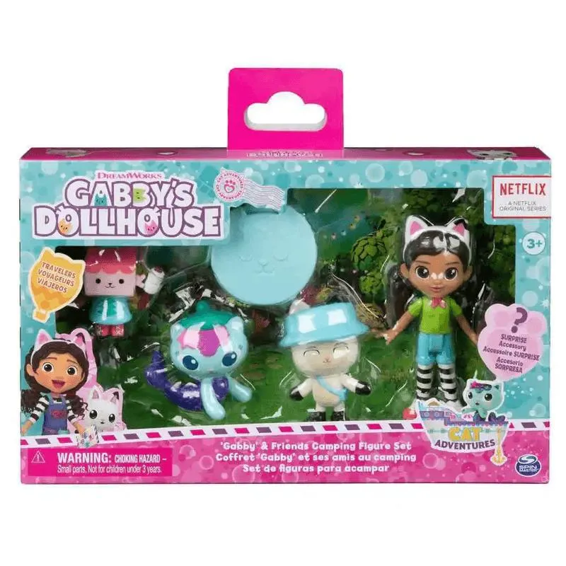 Set Figuras para Acampar DreamWorks Gabby's Dollhouse Boing Toys 6067225