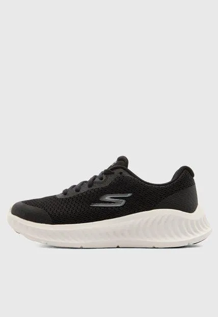 Tenis SKECHERS Mesh Lace Up Negro