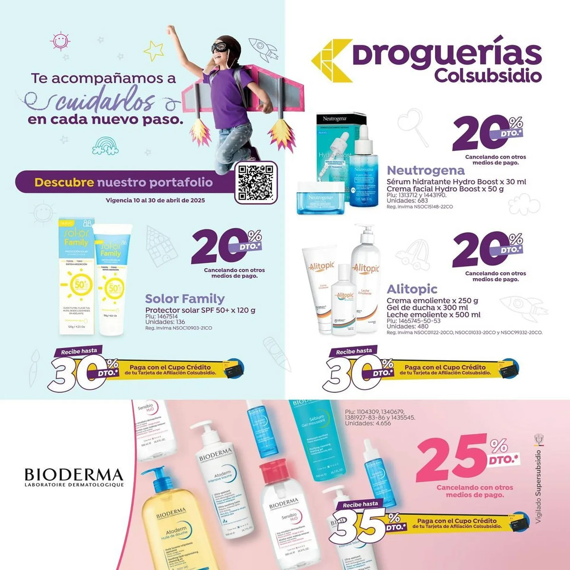 Catalogo de Catálogo Droguerías Colsubsidio 23 de abril al 30 de abril 2025 - Pag 1