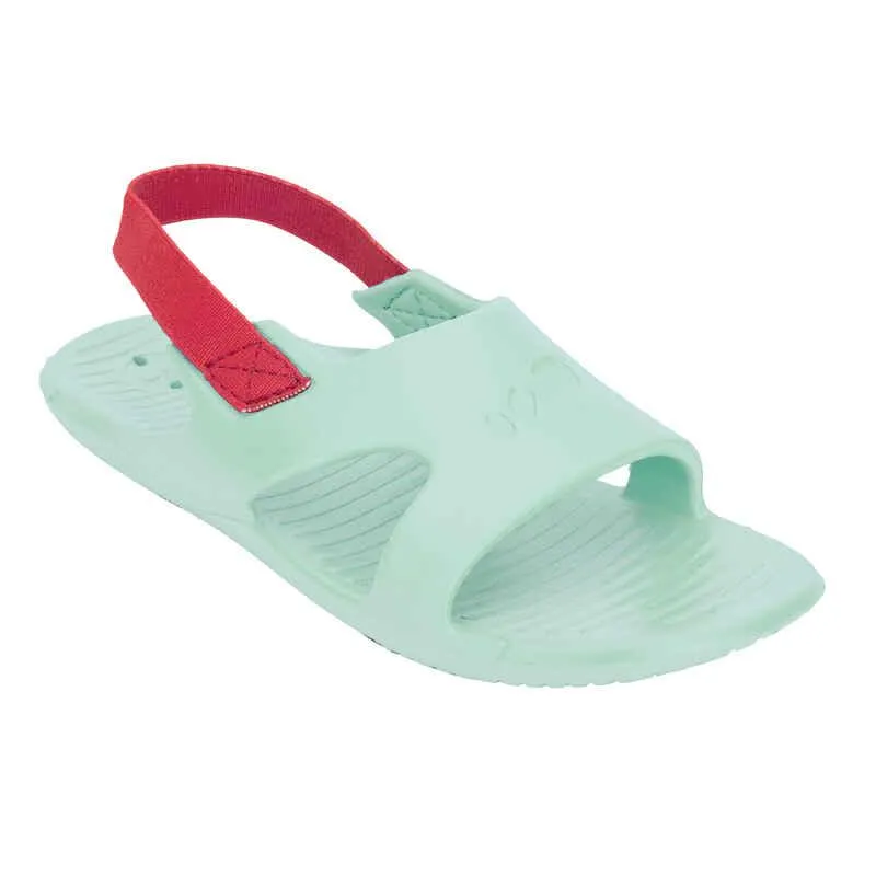Chanclas Niños Piscina Slap 100 Basic Menta/Rosa