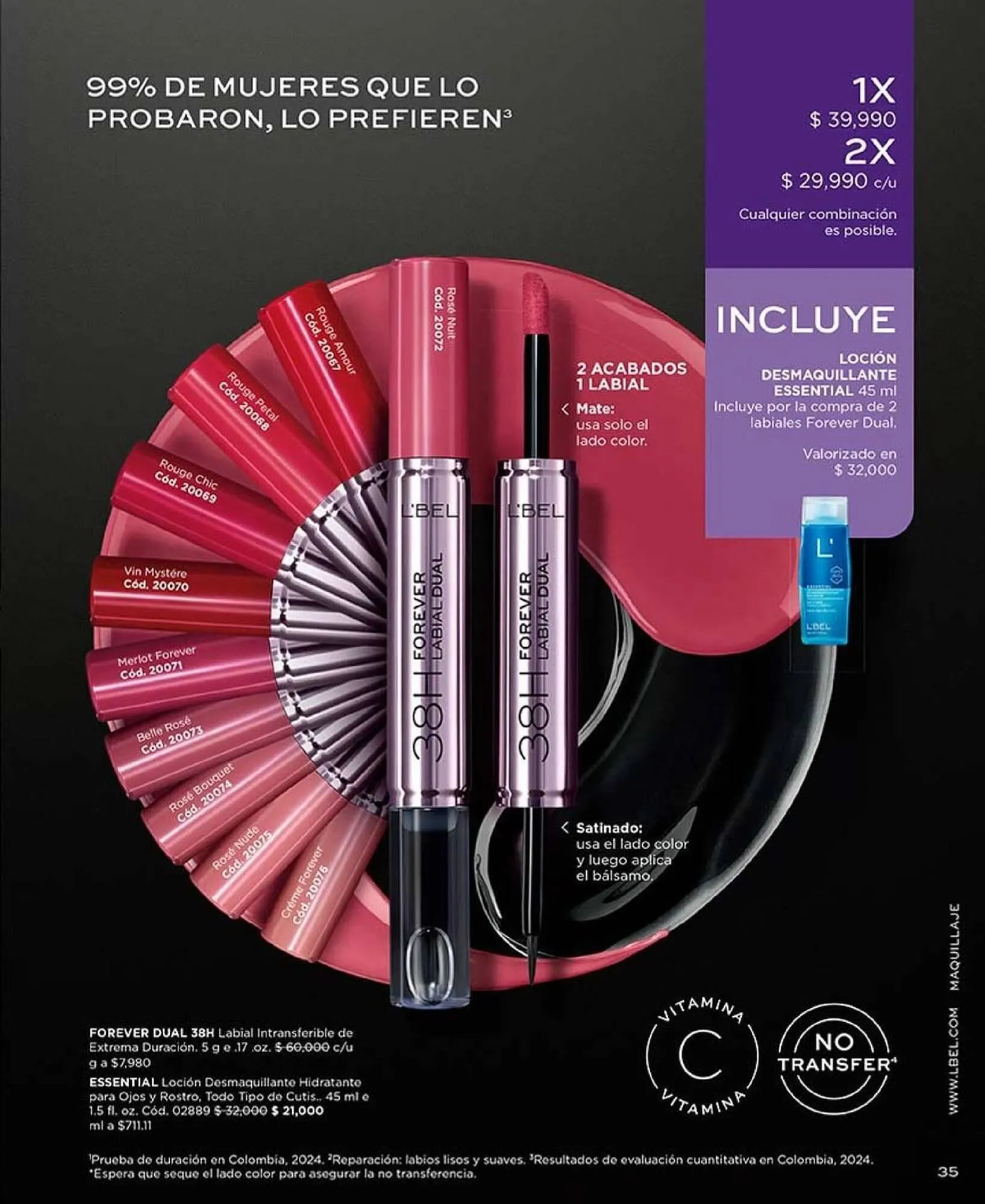 Catalogo de Catálogo L'bel 25 de marzo al 30 de abril 2025 - Pag 35