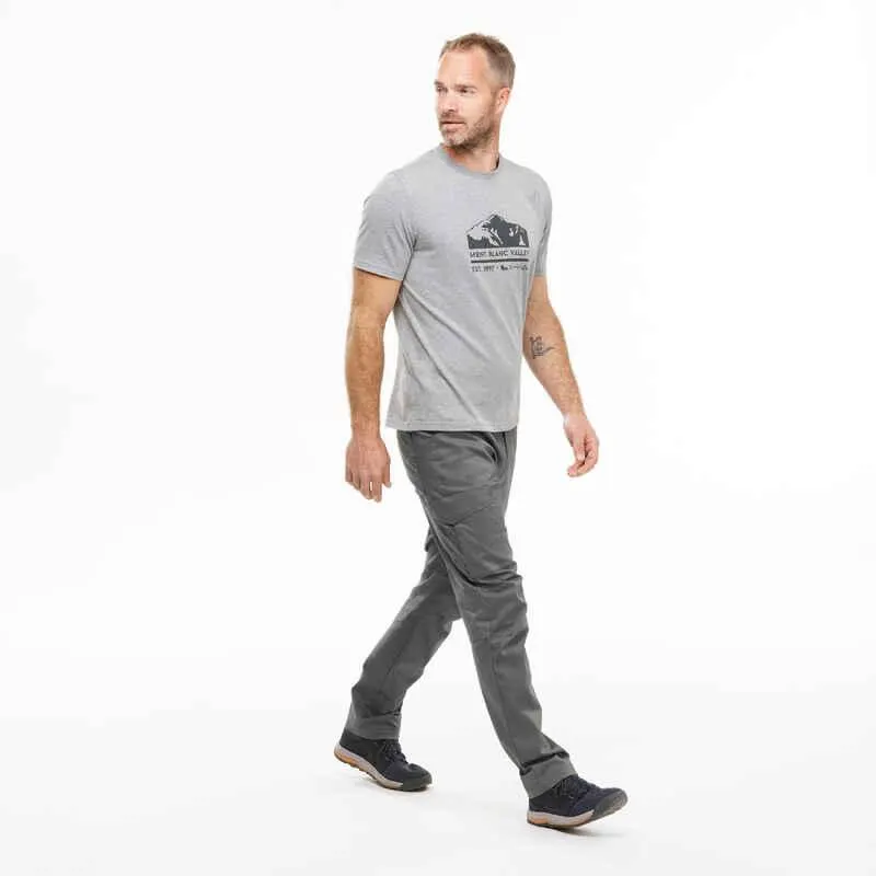 Pantalón de hombre para montaña y trekking NH100 Gris