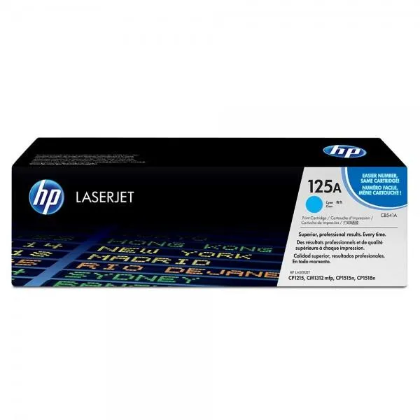 Tóner Laserjet Original HP 125A CB541A Cian