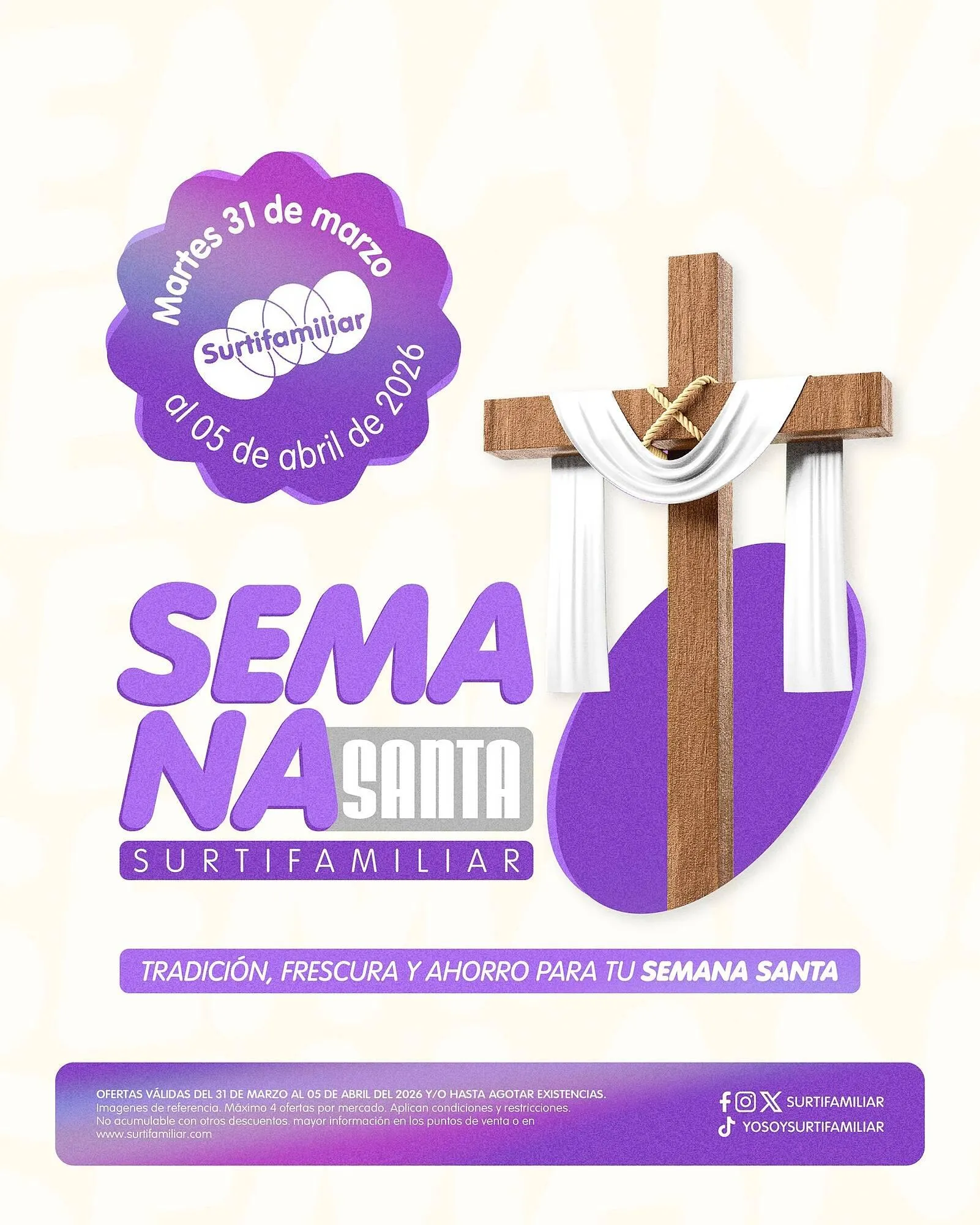 Catalogo de Catálogo Surtifamiliar 30 de marzo al 5 de abril 2026 - Pag 1