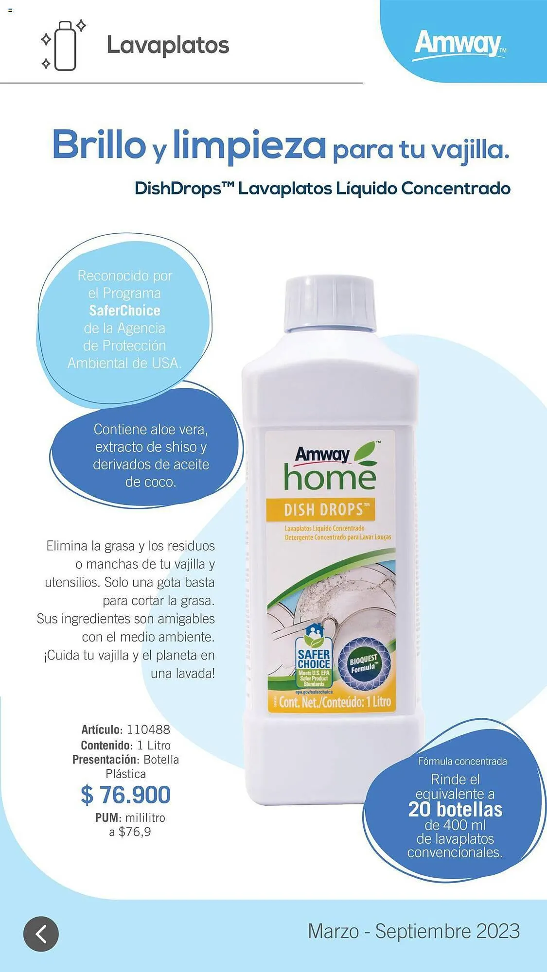 Catalogo de Catálogo Amway 31 de marzo al 1 de septiembre 2023 - Pag 17