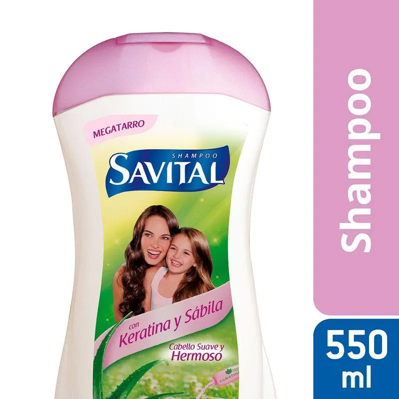 Shampoo Savital Keratina x 550 Ml