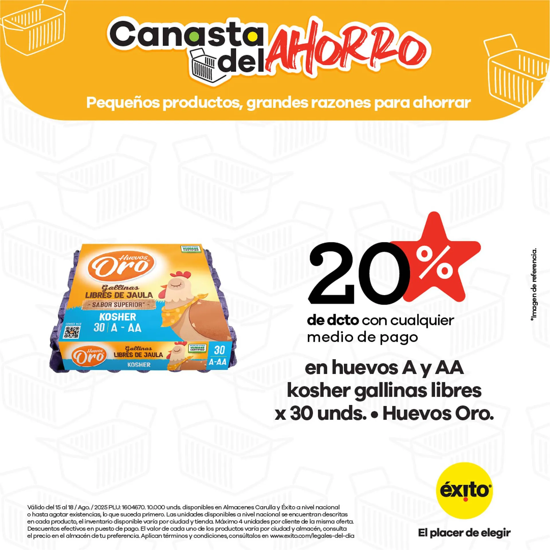 Catalogo de Catálogo Éxito 17 de agosto al 18 de agosto 2025 - Pag 1