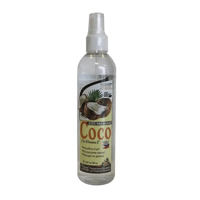 Aceite De Coco Para Masajes Spray Con 240 mL