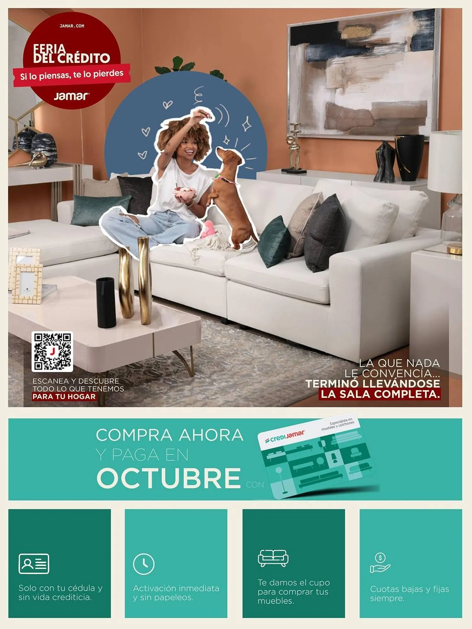 Catalogo de Catálogo Muebles Jamar 5 de agosto al 31 de agosto 2025 - Pag 1